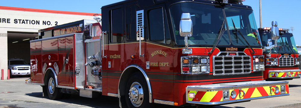 Fire Truck Fire Department - City of Monroe, LA