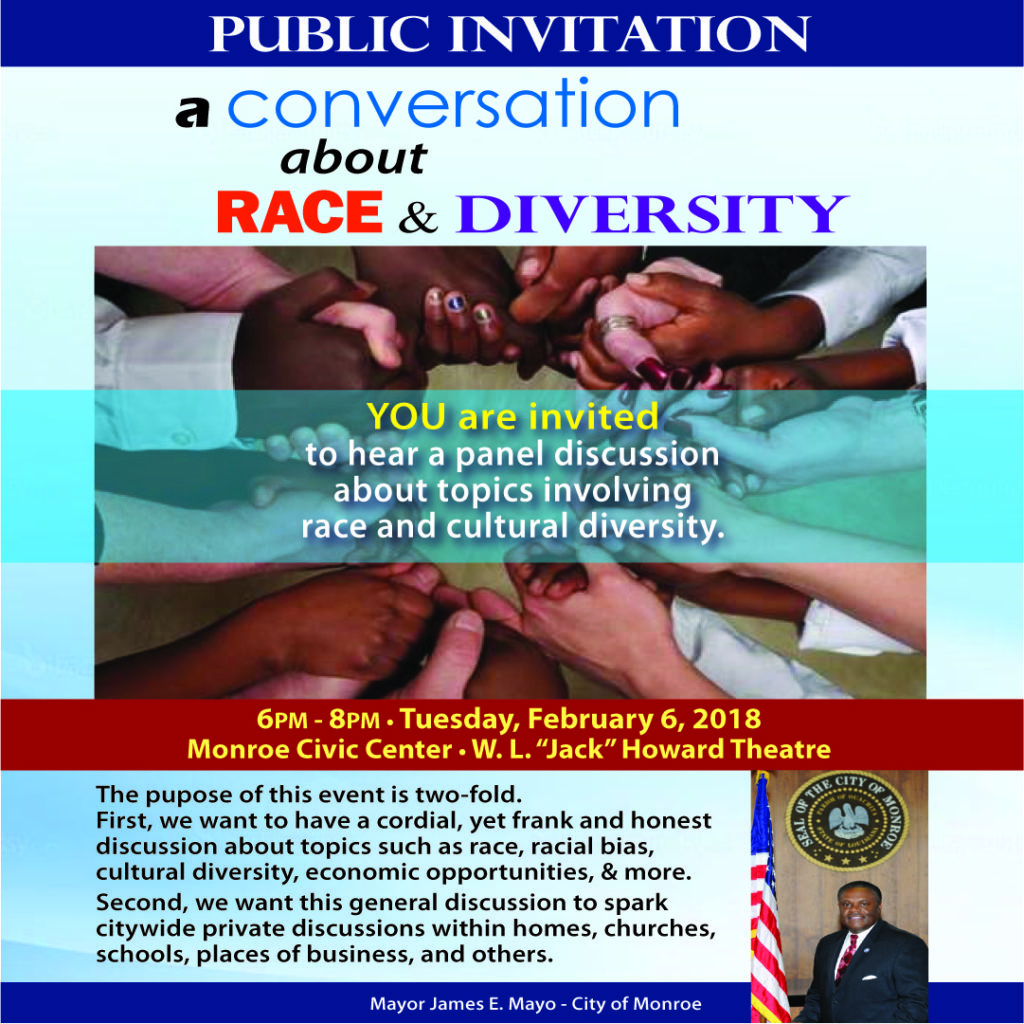 Conversation about Race and Diversity - City of Alexandria, Louisiana