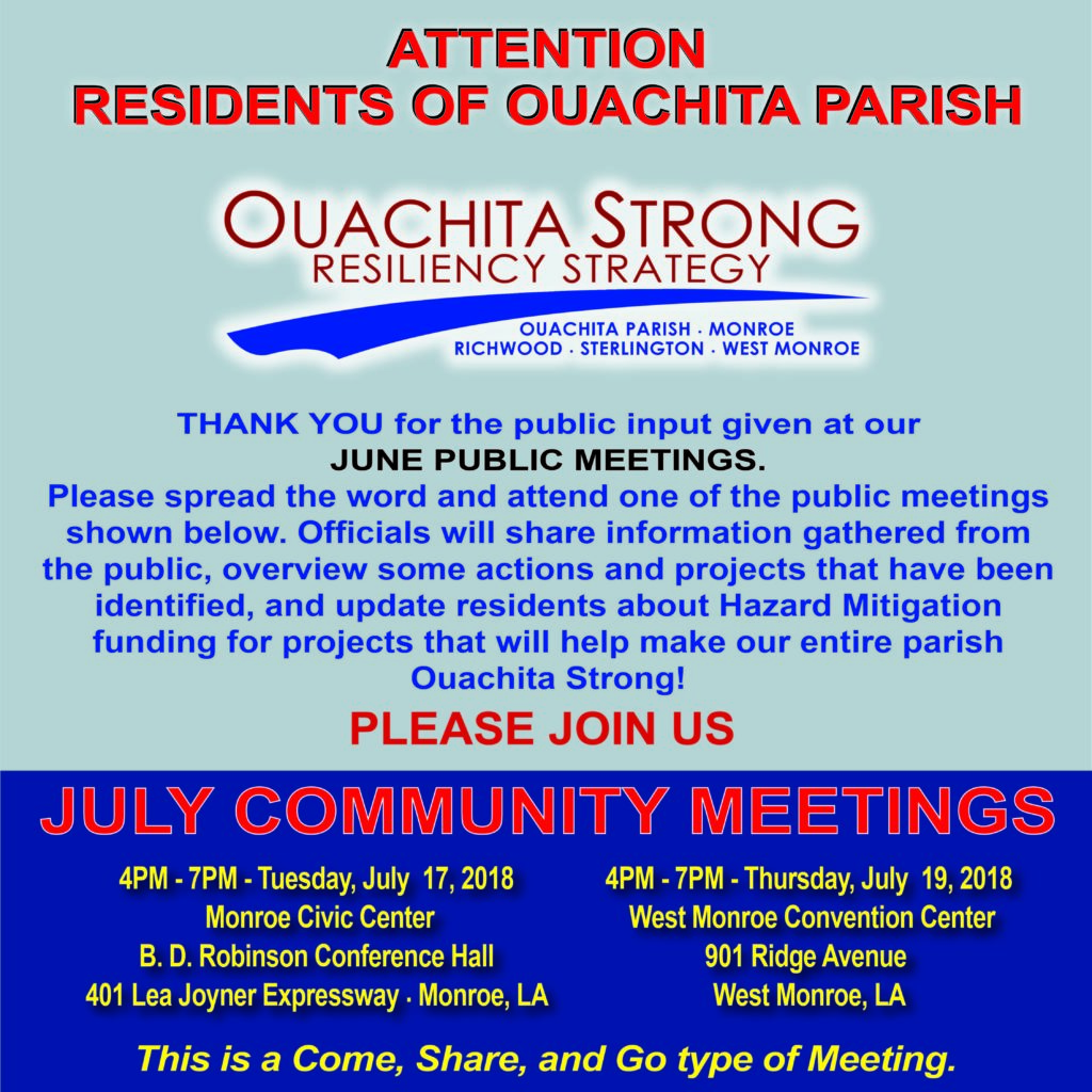 Ouachita Strong July Meeting