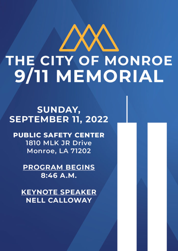 City of Monroe to Hold Memorial Honoring 9/11