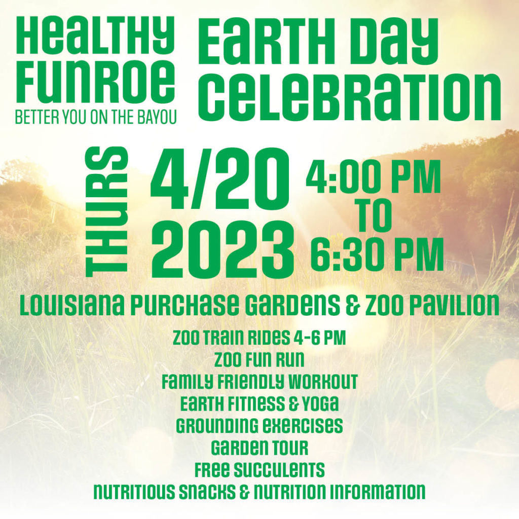 City of Monroe and Healthy Funroe to Host Annual Earth Day Event at Louisiana Purchase Garden and Zoo